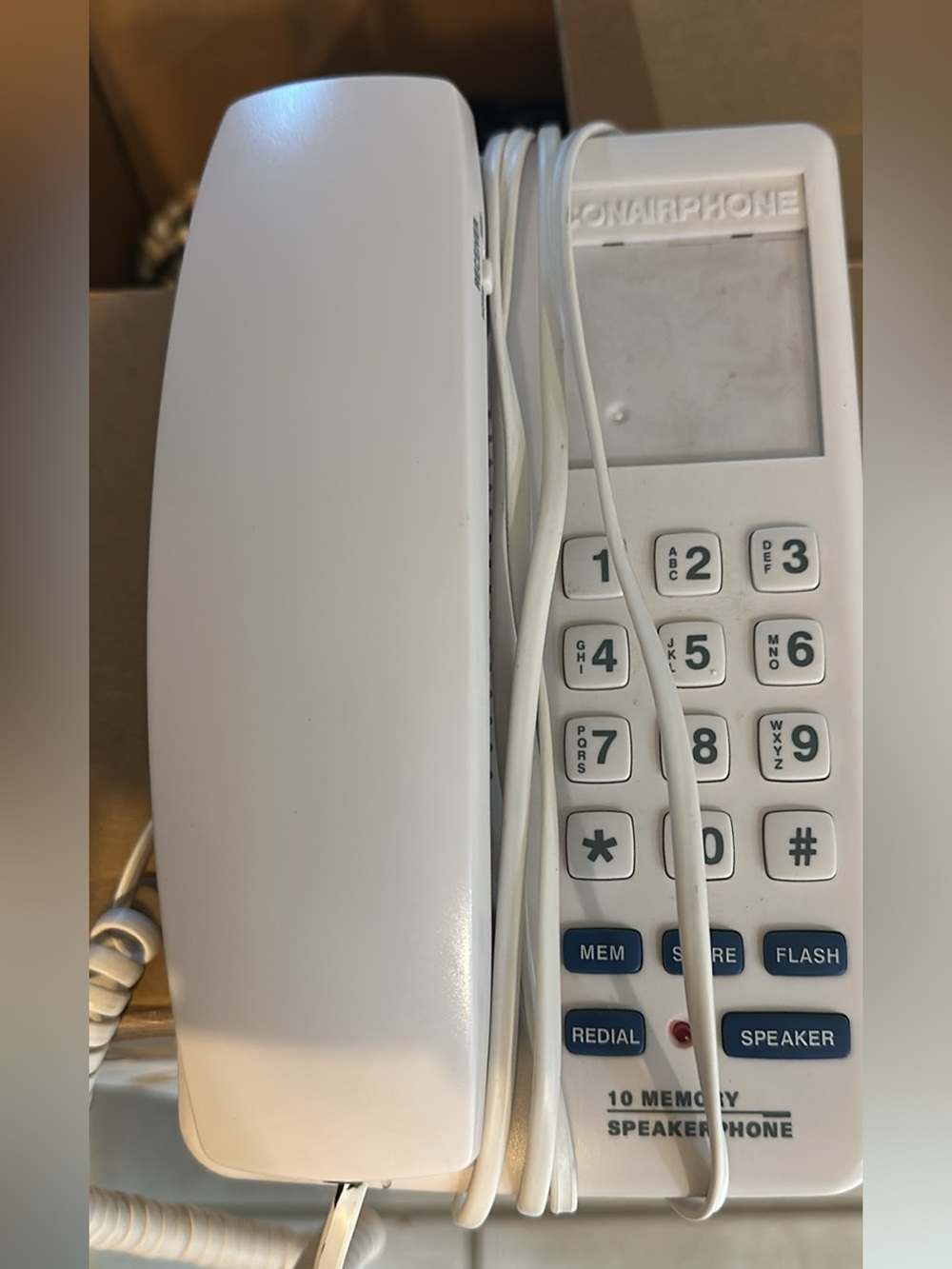 Conairphone SW322WCS 10-Memory Speakerphone Desk/Wall Landline Telephone (White)